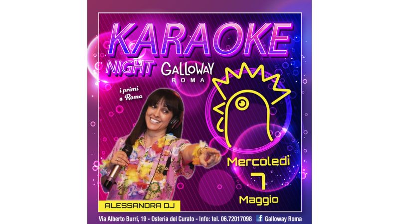 Eventi Maggio Galloway Roma